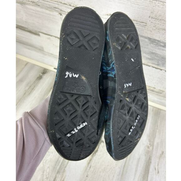 Converse Men’s 9.5 Chuck Taylor All Star CX High Marbled Blue Black sneaker shoe - Picture 9 of 9